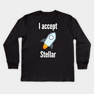 I accept Stellar Lumens Kids Long Sleeve T-Shirt
